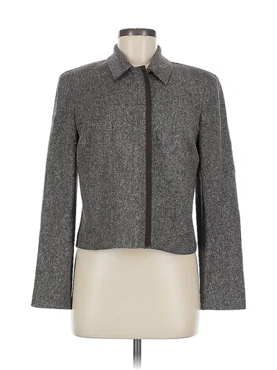Pre-owned Ann Taylor Jacket In Gray
