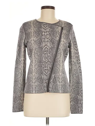 Pre-owned Ann Taylor Jacket In Gray