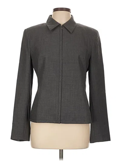 Pre-owned Ann Taylor Jacket In Gray