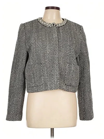 Pre-owned Ann Taylor Jacket In Gray