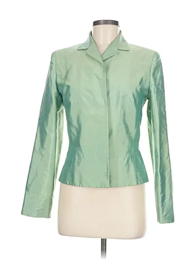 Pre-owned Ann Taylor Jacket In Green