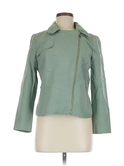 Pre-owned Ann Taylor Jacket In Green