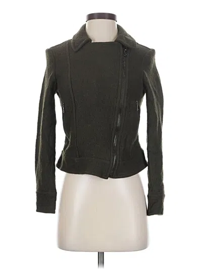Pre-owned Ann Taylor Jacket In Green