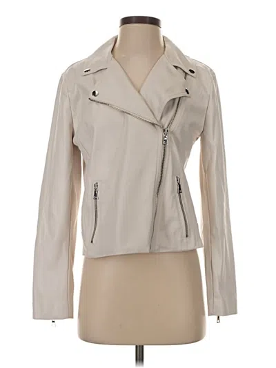 Pre-owned Ann Taylor Jacket In Ivory