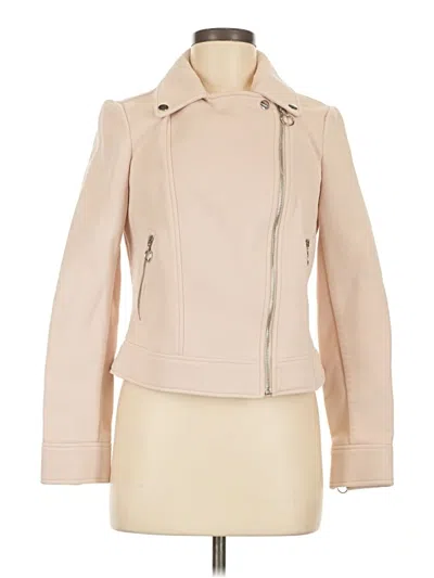 Pre-owned Ann Taylor Jacket In Ivory