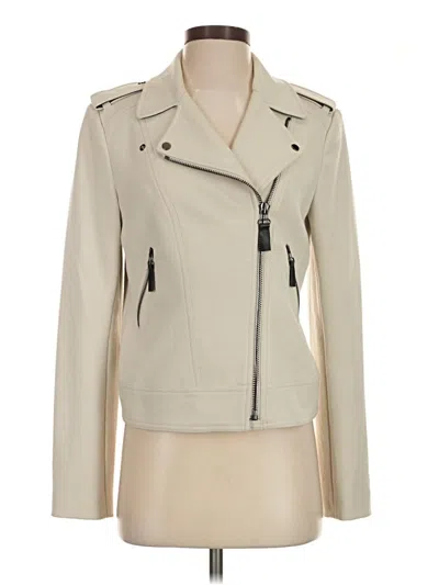 Pre-owned Ann Taylor Jacket In Ivory