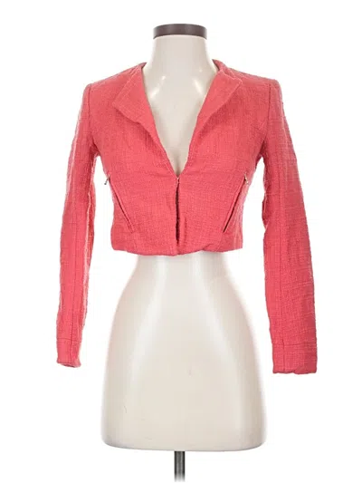 Pre-owned Ann Taylor Jacket In Pink