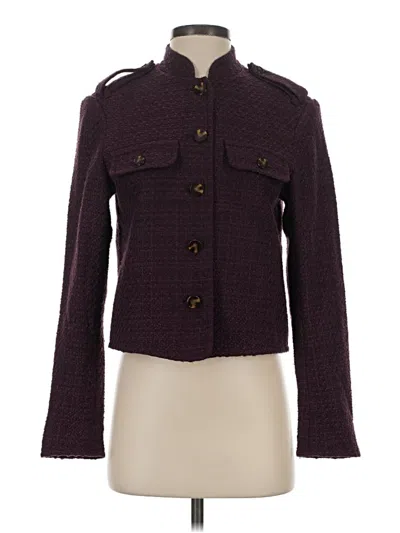 Pre-owned Ann Taylor Jacket In Purple