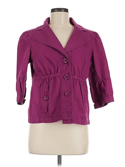 Pre-owned Ann Taylor Jacket In Purple