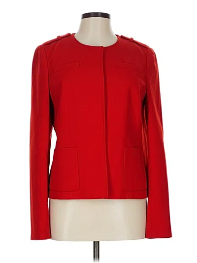 Pre-owned Ann Taylor Jacket In Red