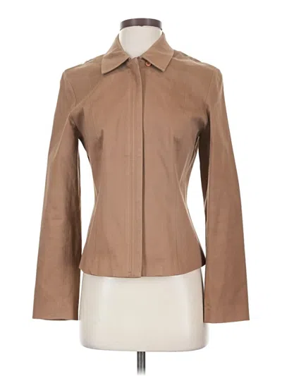 Pre-owned Ann Taylor Jacket In Tan