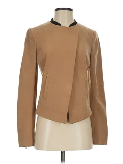 Pre-owned Ann Taylor Jacket In Tan