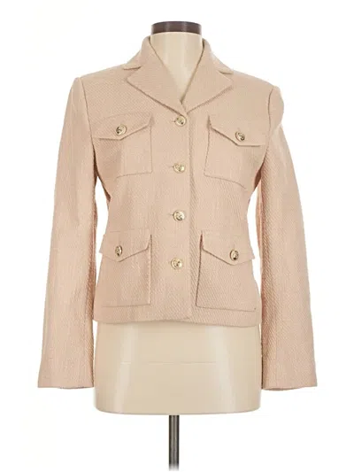 Pre-owned Ann Taylor Jacket In Tan