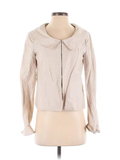 Pre-owned Ann Taylor Jacket In White