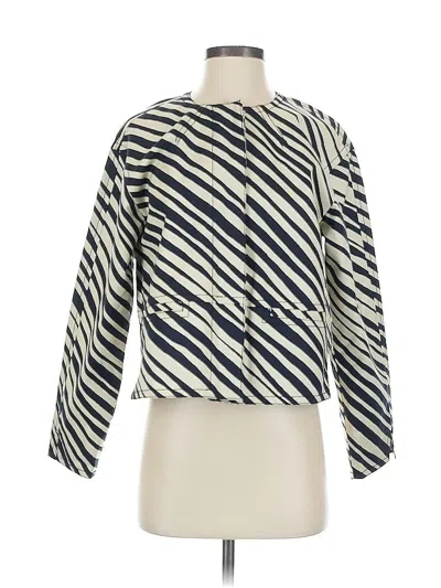 Pre-owned Ann Taylor Jacket In White