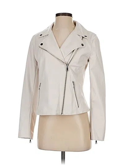 Pre-owned Ann Taylor Jacket In White