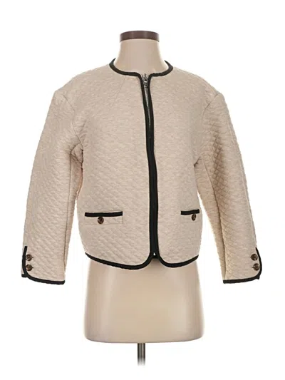 Pre-owned Ann Taylor Jacket In White