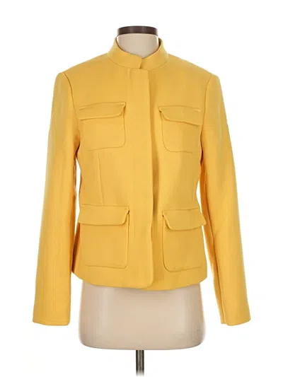 Pre-owned Ann Taylor Jacket In Yellow