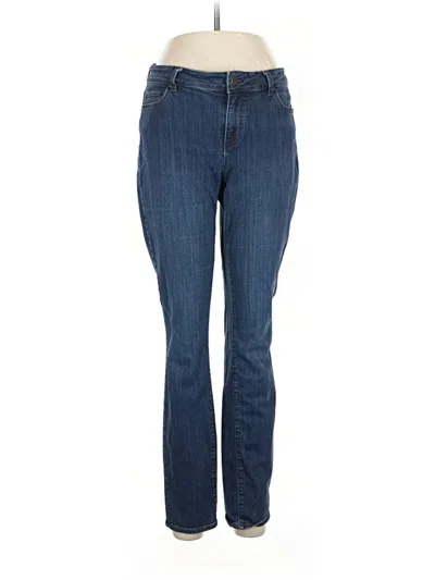 Pre-owned Ann Taylor Jeans In Blue