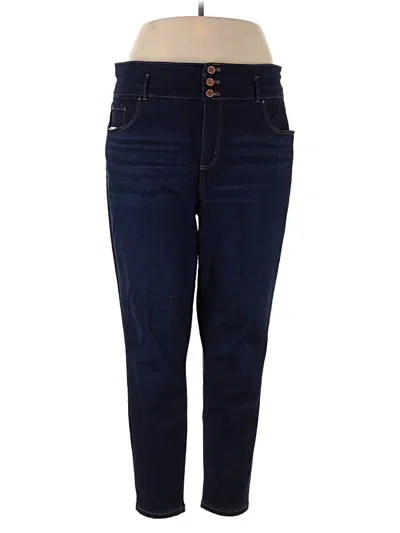 Pre-owned Ann Taylor Jeans In Blue