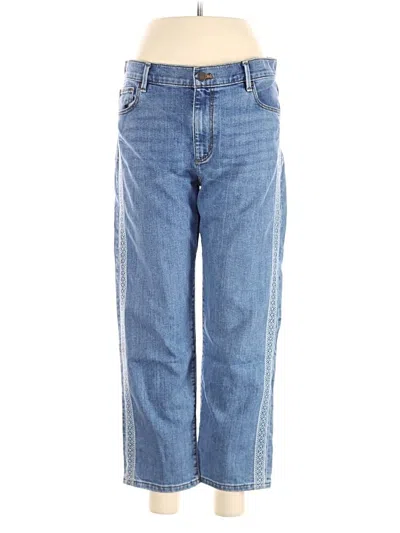 Pre-owned Ann Taylor Jeans In Blue