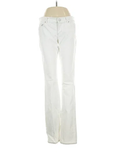 Pre-owned Ann Taylor Jeans In Ivory