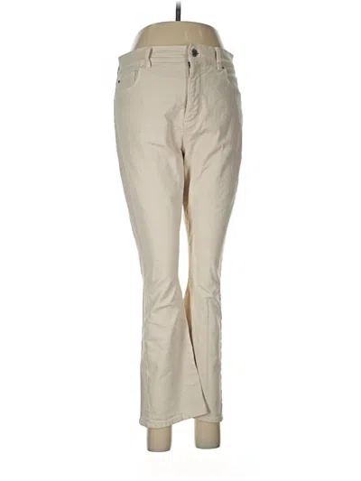 Pre-owned Ann Taylor Jeans In Ivory
