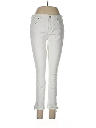 Pre-owned Ann Taylor Jeans In Ivory