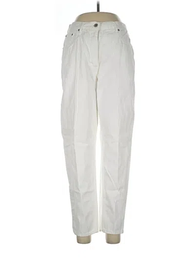Pre-owned Ann Taylor Jeans In Ivory
