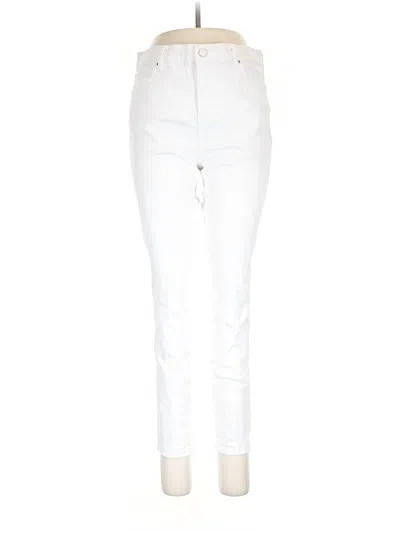 Pre-owned Ann Taylor Jeans In Ivory
