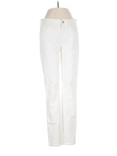 Pre-owned Ann Taylor Jeans In Ivory