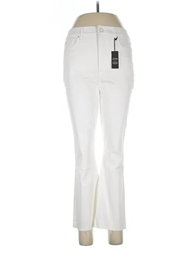 Pre-owned Ann Taylor Jeans In Ivory