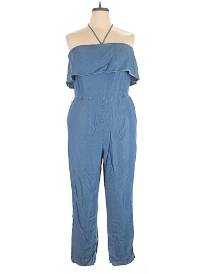 Pre-owned Ann Taylor Jumpsuit In Blue