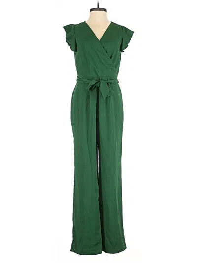 Pre-owned Ann Taylor Jumpsuit In Green