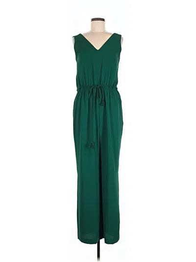 Pre-owned Ann Taylor Jumpsuit In Green
