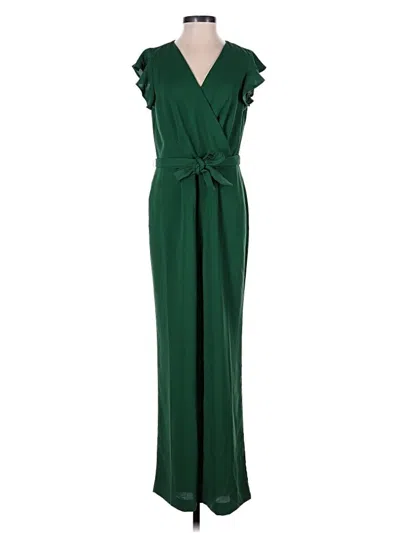 Pre-owned Ann Taylor Jumpsuit In Green