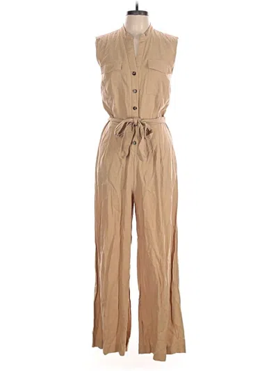 Pre-owned Ann Taylor Jumpsuit In Tan