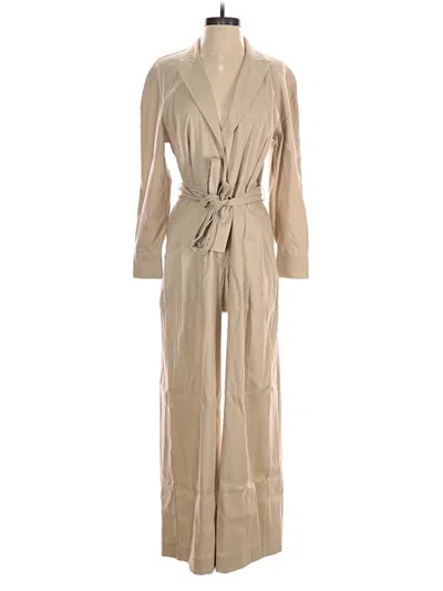 Pre-owned Ann Taylor Jumpsuit In Tan
