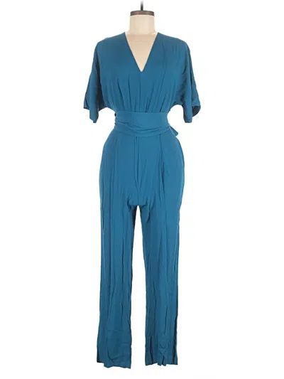 Pre-owned Ann Taylor Jumpsuit In Teal