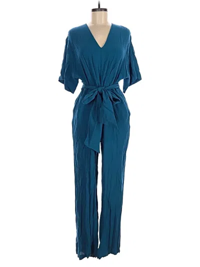 Pre-owned Ann Taylor Jumpsuit In Teal