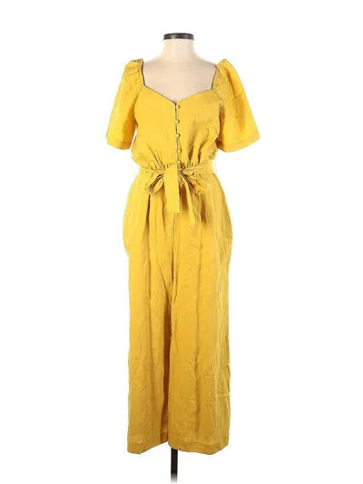 Pre-owned Ann Taylor Jumpsuit In Yellow