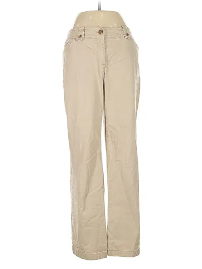 Pre-owned Ann Taylor Khaki Pant In Brown