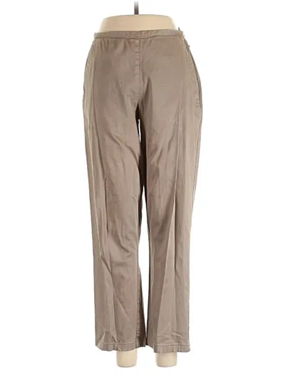 Pre-owned Ann Taylor Khaki Pant In Brown