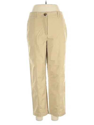 Pre-owned Ann Taylor Khaki Pant In Brown