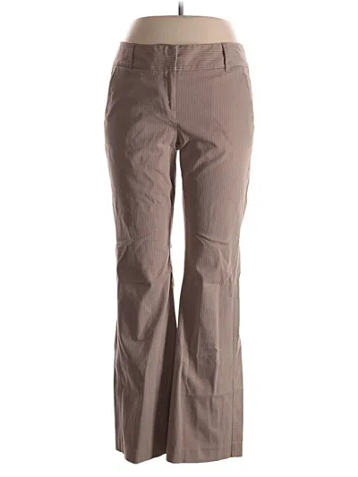 Pre-owned Ann Taylor Khaki Pant In Brown