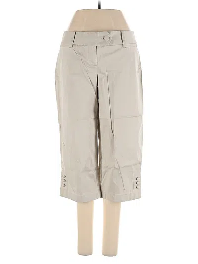 Pre-owned Ann Taylor Khaki Pant In Gray