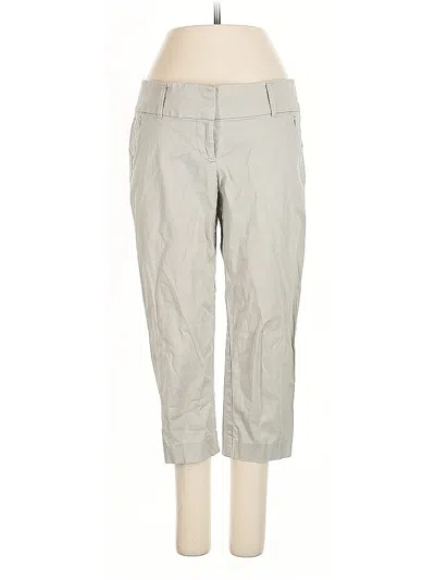 Pre-owned Ann Taylor Khaki Pant In Gray