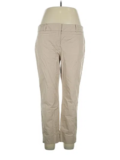 Pre-owned Ann Taylor Khaki Pant In Tan