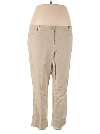 Pre-owned Ann Taylor Khaki Pant In Tan