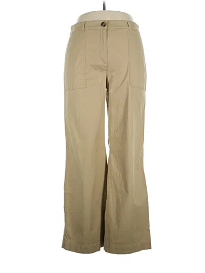 Pre-owned Ann Taylor Khaki Pant In Tan